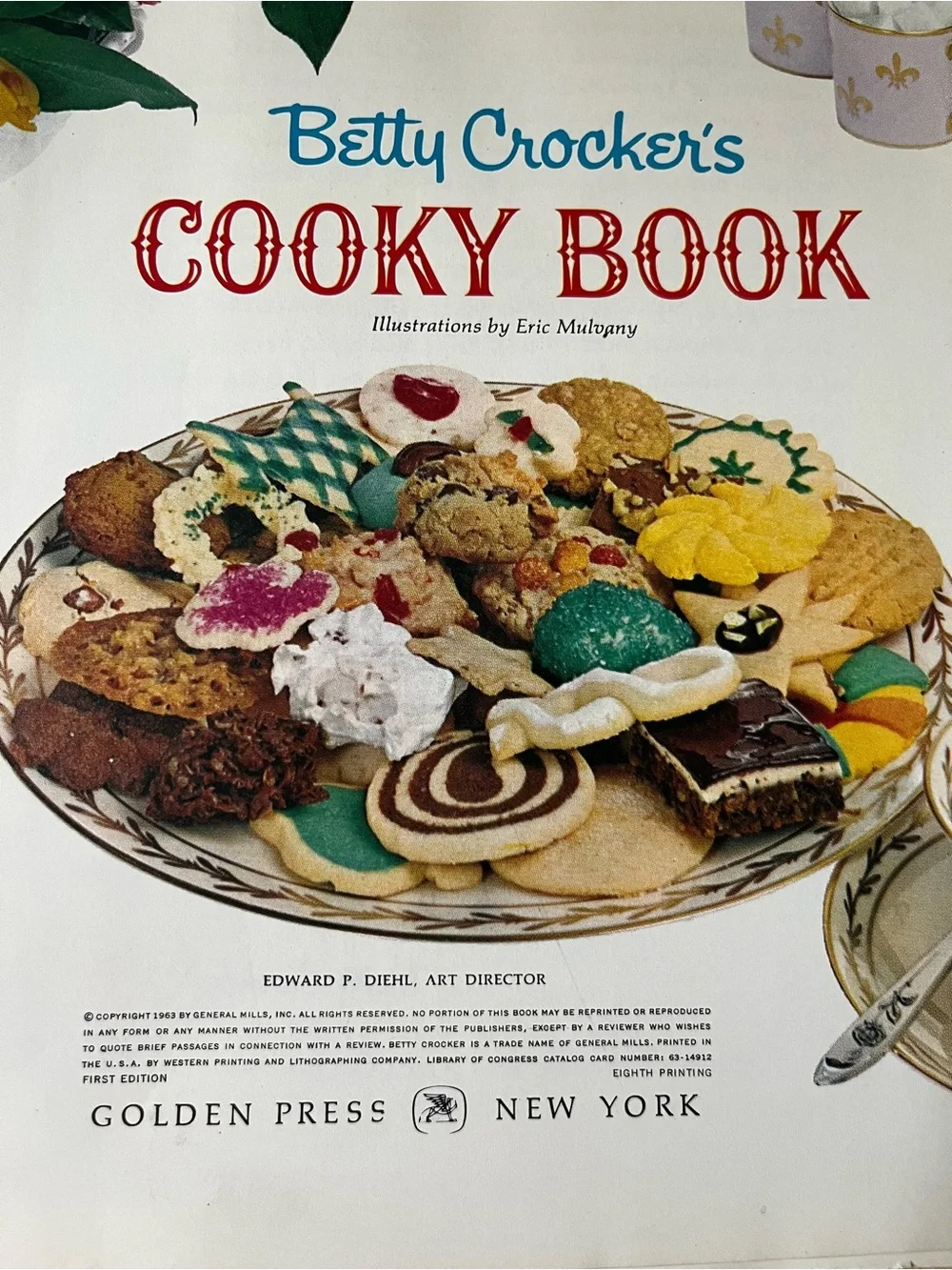 Betty Crocker Vintage 1963 Cooky Book 1st Edition, 8th Printing